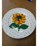 RARE B&amp;D Tabletops Unlimited &quot;SUNFLOWER SEEDS&quot; pattern Bread Plate - $8.13 CAD