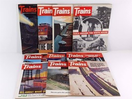 TRAINS Magazine 1971, 1972, 1973 Lot 10 Issues Model Railroading Kalmbach - £15.55 GBP
