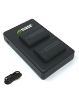 Np-Fw50 Wasabi Power Battery (2-Pack) &amp; Micro Usb Dual Charger For Zv-E1... - £43.29 GBP