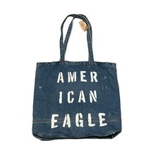 NWT American Eagle Denim Tote Shoulder Bag 17x15x3.5” - £19.93 GBP