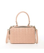 SUSU Kayla Pink Woven Leather Bag - $5,853.64 MXN