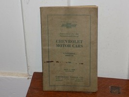 Vintage Chevrolet Motor Cars 1930 Sixth Edition Operation Manual - $24.75