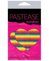 Pastease Premium Glitter Heart -Rainbow O/S - $22.99