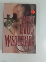 Masquerade by Janet Dailey 1990 hardcover dust Jacket fiction novel - £3.89 GBP