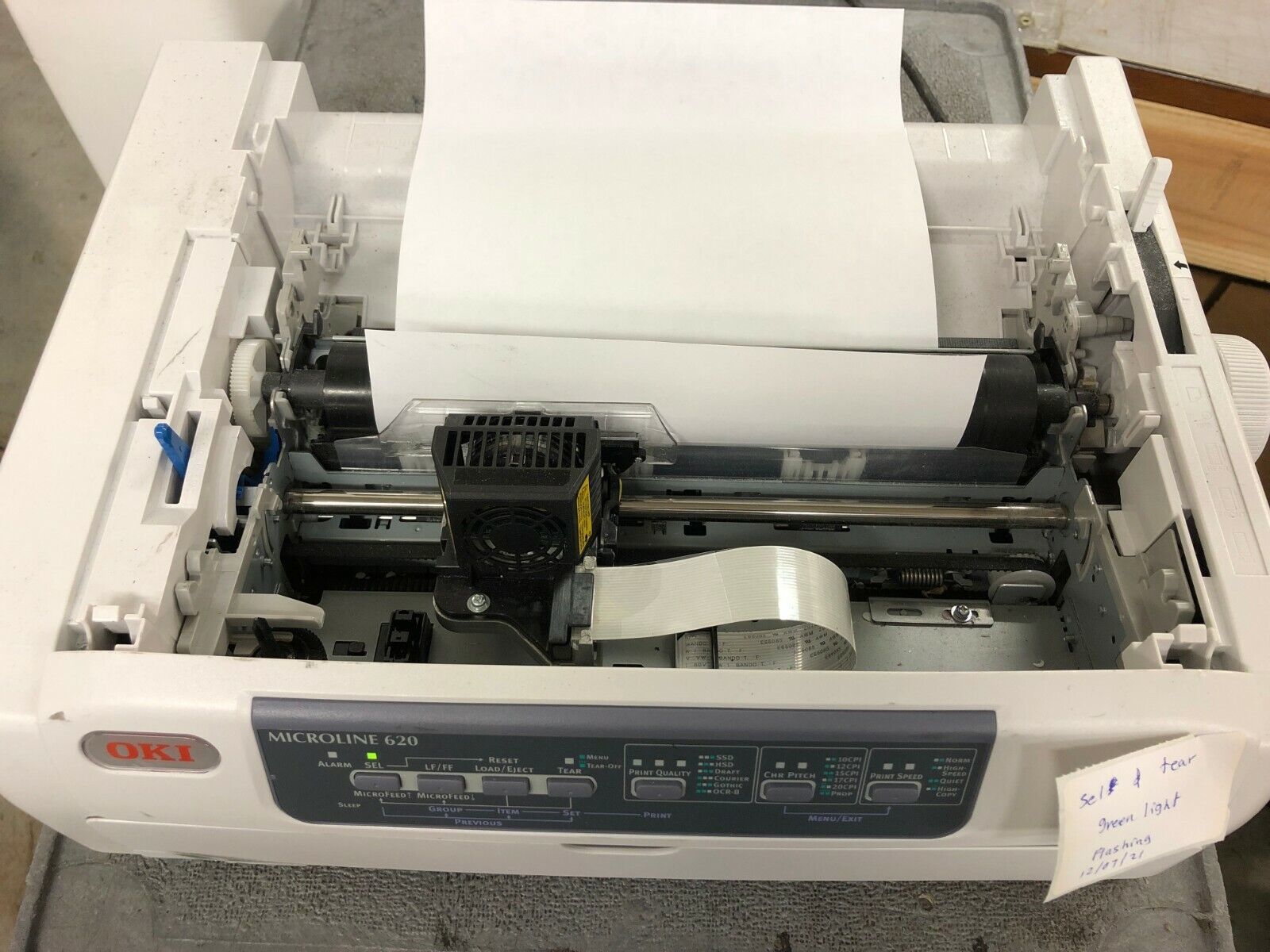 OKIDATA microline 620 ML620 USB Dot-Matrix Impact Printer D22540A - Parts/Repair - $96.53