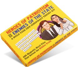 Heroes of Patriotism vs Enemies of The State Conspiracy Theory Kit Funny... - $69.70
