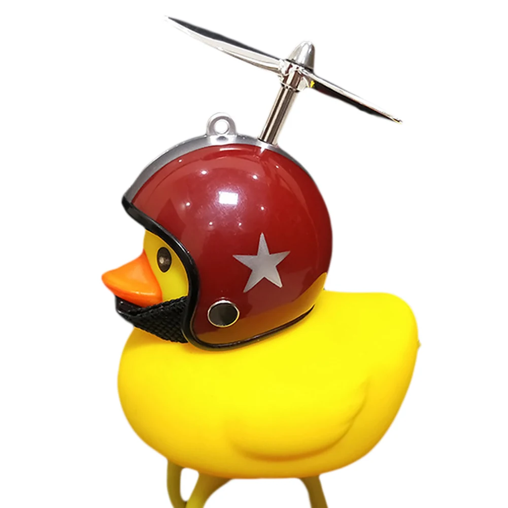 Small Yellow Duck Shape Horn Children Adult Bicycle Lamp Duck Toy   M365 Pro Ele - £19.42 GBP