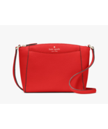 New Kate Spade Monica Pebbled Leather Crossbody Tomato Slice - $83.61