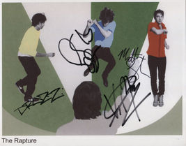 The Rapture (Rock Band) Fully Signed Photo + Coa Lifetime Guarantee - £39.95 GBP