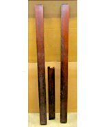 Antique Mahogany Wood Salvage Thick Bed Side Rails and End Rail - €171,19 EUR