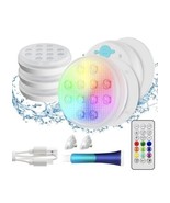 Rechargeable Bright Swimming Pool Lights LED Submersible Magnetic Pond L... - $49.49