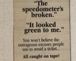 2000 Getting A Ticket In America News Special Tv Guide Print Ad TPA21 - $5.93