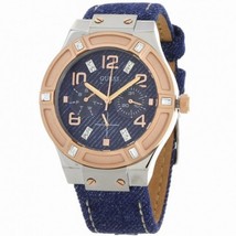 Guess W0289L1 Blue Nylon Stainless Steel Case womens watch - $390.08