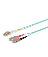 Monoprice 38422 MONOPRICE MULTI-MODE OM4 FIBER OPTIC CABLE - LC-SC UL 50... - $85.54 CAD