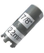 7/8 in Hole Saw for Concrete or Brick 22mm Carbide Hole Saw Stucco Cemen... - $9.89