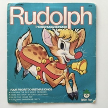 Rudolph the Red-Nosed Reindeer 7&#39; 45RPM Vinyl Record - £10.19 GBP