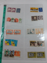 lot of posted international stamps indonesia, USA see photos (book 2 # 16) - £4.59 GBP