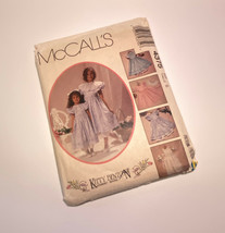 McCall&#39;s 4375 Girls Pinafore Smocked Collar Pantaloon Sz 5 Pattern Cut V... - £9.23 GBP