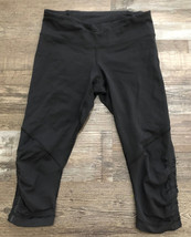 Lululemon Womens Capri Leggings Yoga Work Out Pants Black Size 4 - $20.39