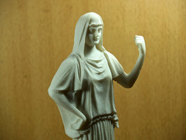 Vesta Hestia Sculpture Greek Hearth Goddess Statue Handmade 02929 - £35.87 GBP