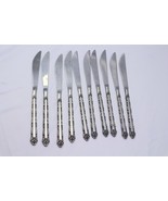 Ekco Mary Ellen Dinner Knives 8 5/8&quot; Stainless Lot of 10 - $482.10 MXN