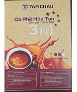 Tam Chau Ca Phe Hoa Tan 3 in 1 Vietnamese Instant Coffee Mix 20 Packs X17gr - $26.85 CAD