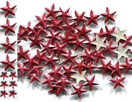 STARS  Rhinestuds  8mm Pearl Color RED  Hot Fix 1 gross - £8.32 GBP