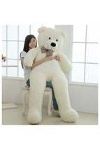Giant Big Plush Teddy Bear 170 Cm Gift Bear (100% Domestic) White - £58.21 GBP