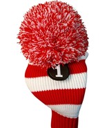 New #1 RED WHITE POM POM headcover golf club head cover fits Taylormade ... - €12,52 EUR