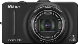 Digital Camera, Nikon Coolpix S9300, 16 Mp, Black (Manufacturer Discontinued). - £216.57 GBP