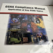 OSHA Compliance Manual Application Of Key OSHA Topics 34-m 1066 - 2007 E... - £103.69 GBP