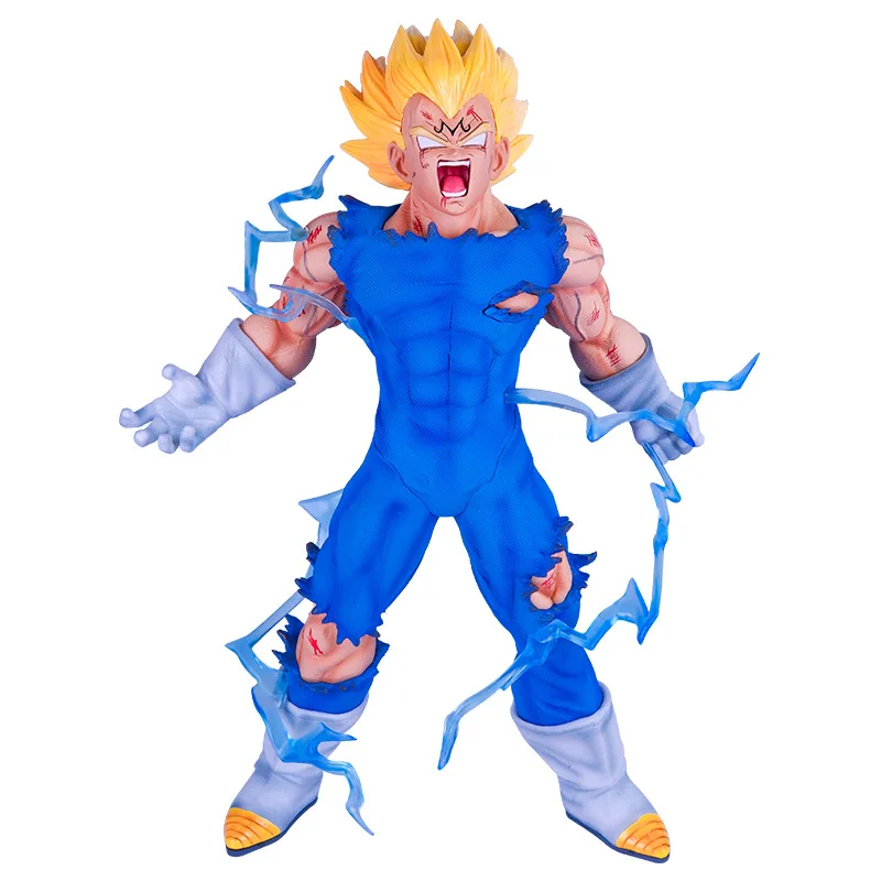 27CM Japanese Anime Dragon Ball Series Super Saiyan Vegeta Doll Self-destruction - £30.88 GBP