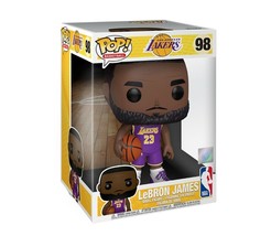 NEW SEALED Funko Pop Figure 10 Inch Lebron James Purple 98 Lakers - £47.47 GBP