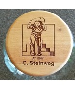 C. Steinweg ~ Wooden Sealed Lid ~ Clear Glass Jar ~ 6.5" Tall x 6.5" Wide - €30,14 EUR C. Steinweg ~ Wooden Sealed Lid ~ Clear Glass Jar ~ 6.5" Tall x 6.5" Wide - €30,14 EUR
