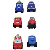 Tonka Lil&#39; Chuck &amp; Friends Mini Vehicles 2.5&quot; Lot of 6 - Hasbro 2008 - £8.87 GBP