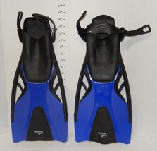 Speedo Dive Blue Black DIVING Swim FINS FLIPPERS SIZE 8-10.5 L-XL Scuba - $29.65