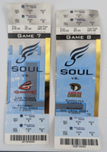 2004 Philadelphia Soul Inaugural Season AFL Football Memorabilia Ball Tickets image 9