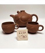 Vintage Chinese Yixing Zisha Purple Clay Moving Dragon Teapot Tea Pot w/... - $44.55