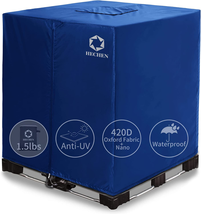 Zipper IBC Tote Cover,420D Heavy Duty Nano Materials Fit 275 Gallon Water Tank,W - £29.71 GBP