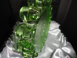 Luminoso Green Glass Ashtray Gorgeous 10" Diameter NIB image 6