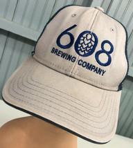 608 Brewing Company LaCrosse Wisconsin Adjustable Baseball Hat Cap  - £13.12 GBP