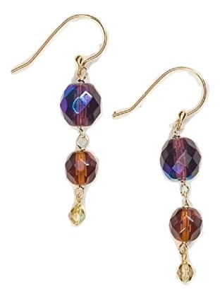Holly Yashi Twilight Spectrum Drop Pierced Earrings