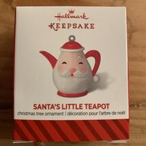 2014 Hallmark Keepsake Miniature Santa's Little Teapot Ornament NIB - $19.80