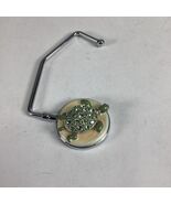 Vintage Handbag Purse Table Hook Rhinestone Turtle - $19.12 CAD