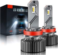 H11/H9/H8 LED Headlight, 2-Pack LED Headlight Bulb, 12000 Lumens Super Bright - £37.27 GBP