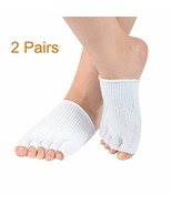 Gel Lined Toe Separating Moisturizing Socks Soften Repair Cracked Dry Fe... - £19.71 GBP