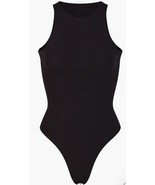 SKIMS Fits Everybody Sleeveless High Neck Thong Bodysuit In Onyx Size 2X... - €42,78 EUR