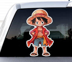 One Piece Anime Cool Monkey D. Luffy Pirate Sticker Decal Truck Car Wall Phone - £3.18 GBP+