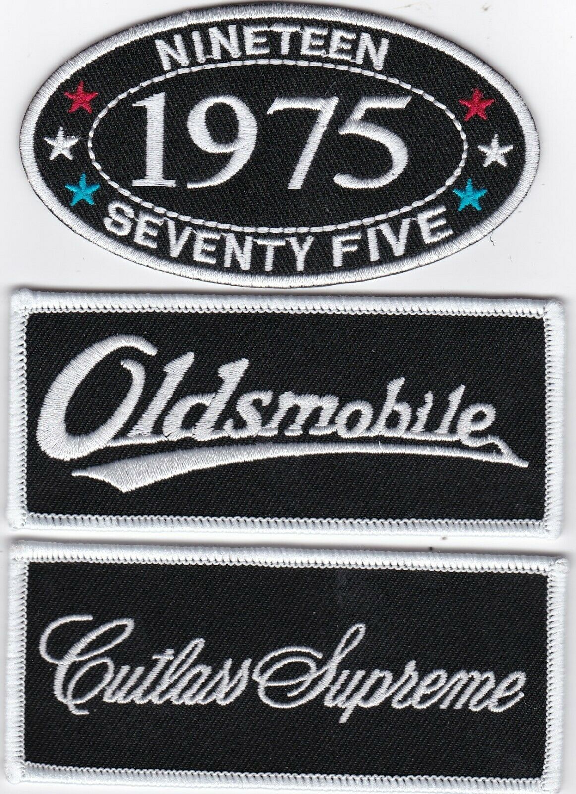 1975 OLDSMOBILE CUTLASS SUPREME SEW/IRON PATCH EMBLEM BADGE EMBROIDERED  - $16.99