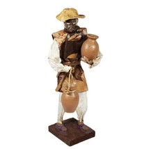 Cartoneria Paper Mache Handcrafted Mexican Folk Art Sculpture Man Jugs Vintage  - £14.47 GBP